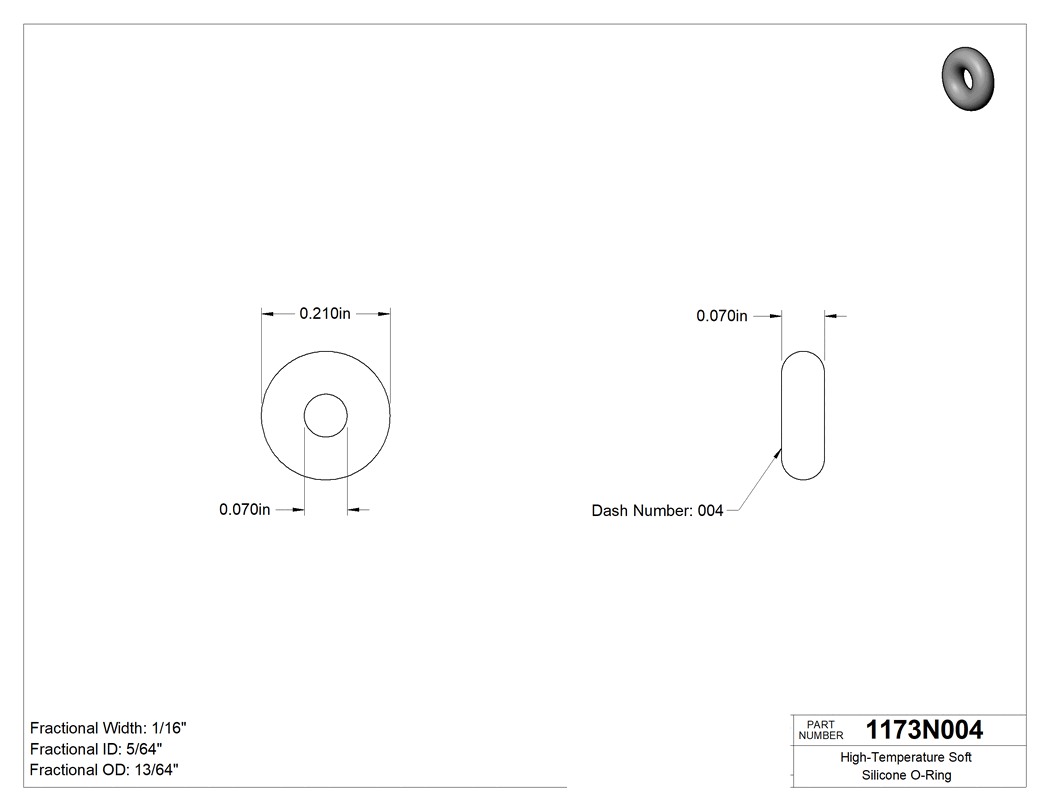 Technical drawing - 1173N004